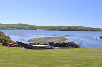 view from waterside holiday home